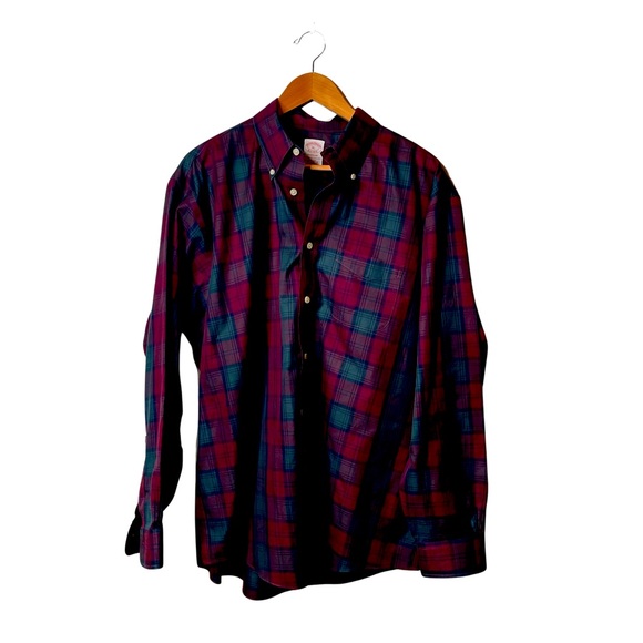 Brooks Brothers Other - BROOKS BROS MADISON FIT PLAID BUTTON-DOWN